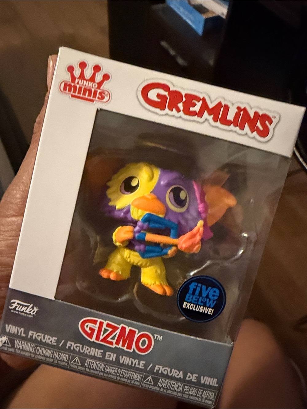 Funko Gremlins Gizmo Minis Figure - Purple, Yellow & Orange